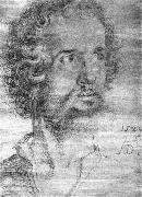 Albrecht Durer Head of St Mark painting